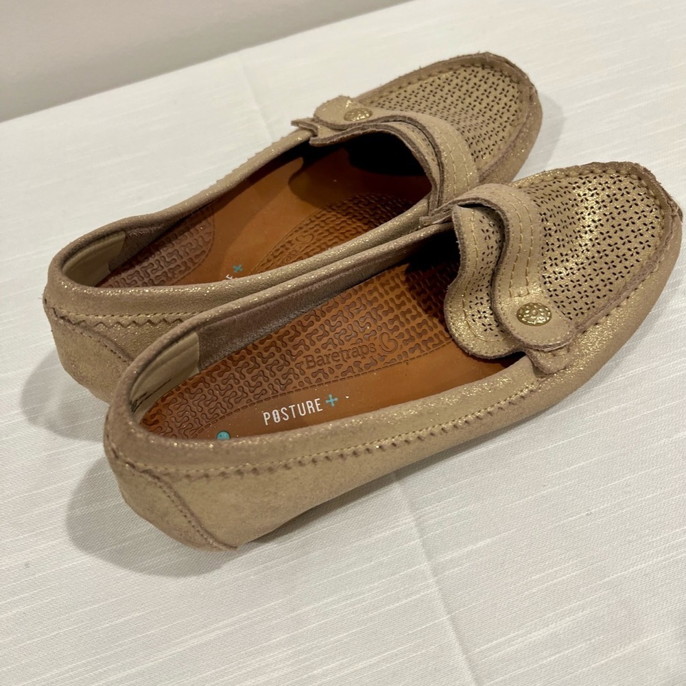 Baretraps Oakes loafers leather Size 7.5 creamy color - Picture 2 of 7